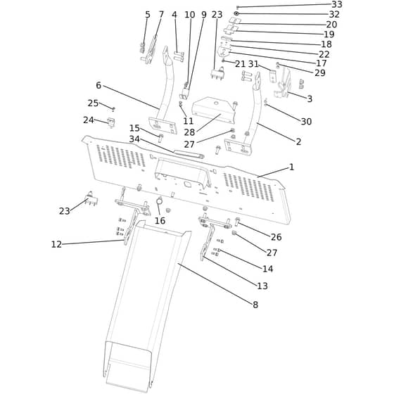OM 92/16H - 2023 - Oleo-Mac Ride On Mower Grass collector 02 Diagram