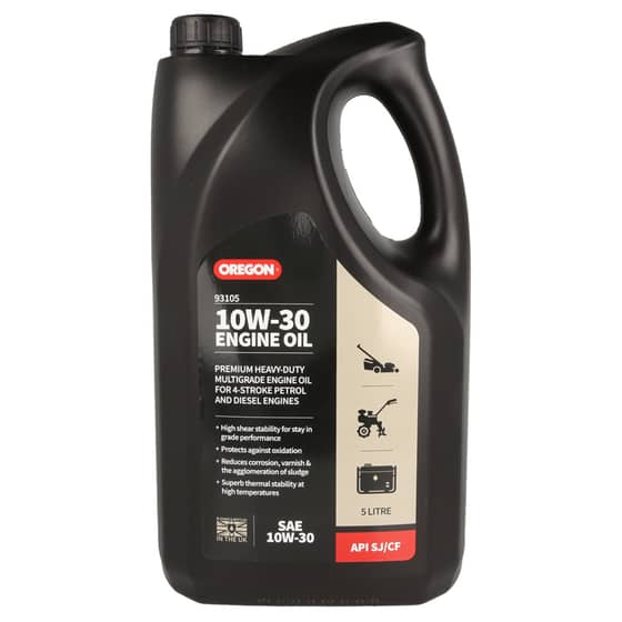 Genuine Oregon Petrol Engine Oil 10W-30 5L - 93105