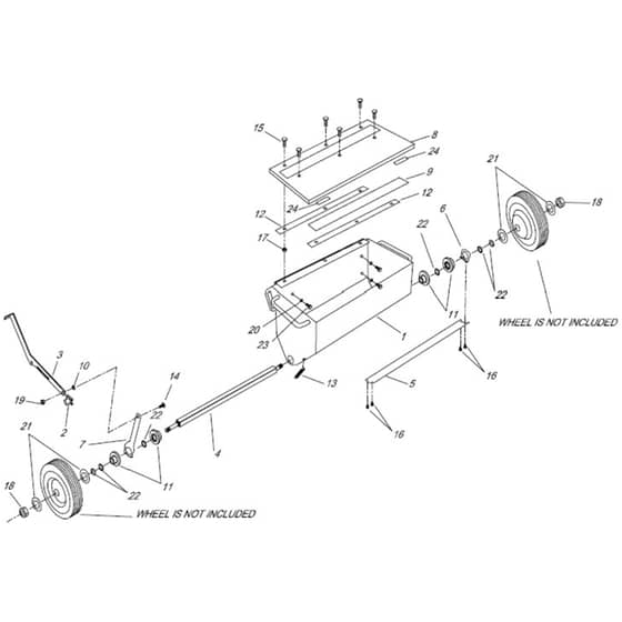 Billy Goat OS550 - Overseeders & Power Rakes Main Diagram