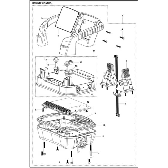Husqvarna P524XR EFI - 970601701 - Remote Control