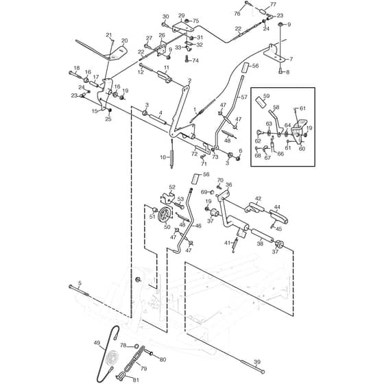 PARK 120 - 2016-2022 - 2F5820241/S16 - Stiga Front Mower Controls Diagram