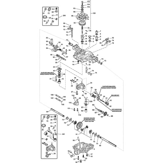 PARK 340 MX - 2015 - 2F6130520/S15 - Stiga Front Mower K574G Diagram