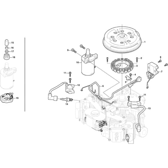 PARK 340 PWX - 2020 - 2F6130641/ST1 - Stiga Front Mower Starter Motor Diagram