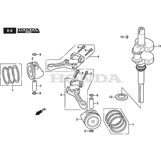 PARK 345 PWX - 2021 - 2F6130535/ST1 - Stiga Front Mower Piston Diagram