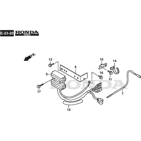 PARK 500 WX - 2025 - 2F6130535/ST2 - Stiga Front Mower Regulator Rectifier Diagram