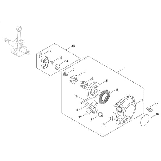 Recoil Starter, Pulley
