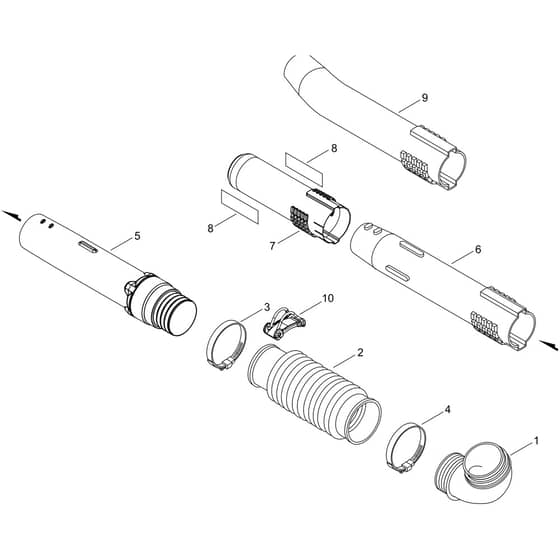 Echo PB-580 Pipe