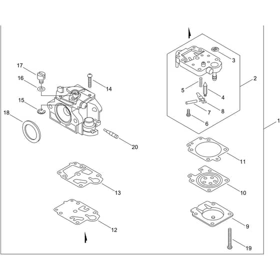 Echo PB-770 Carburettor