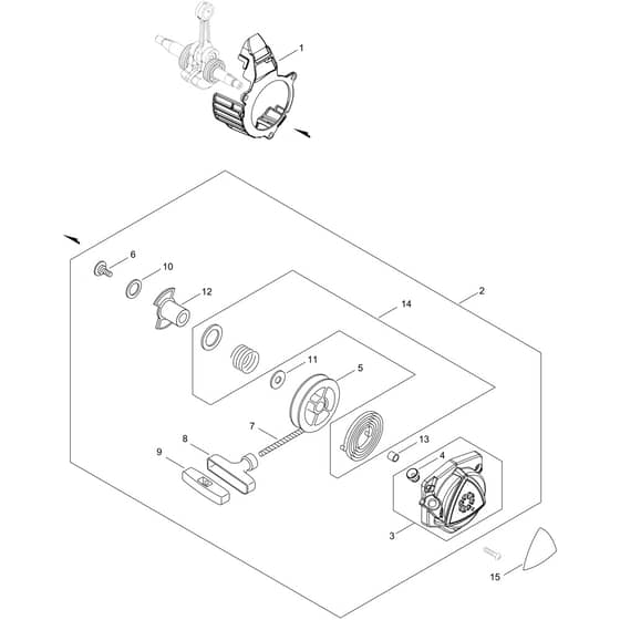 Echo PB-9010T Recoil Starter
