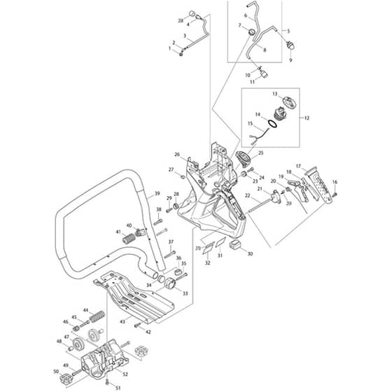 Makita PC-7614V - Power Cutter - Power Tool 01 Diagram
