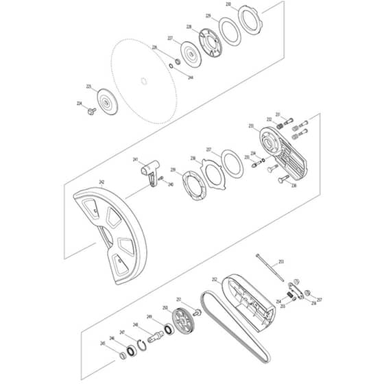 Makita PC-7614V - Power Cutter - Power Tool 05 Diagram
