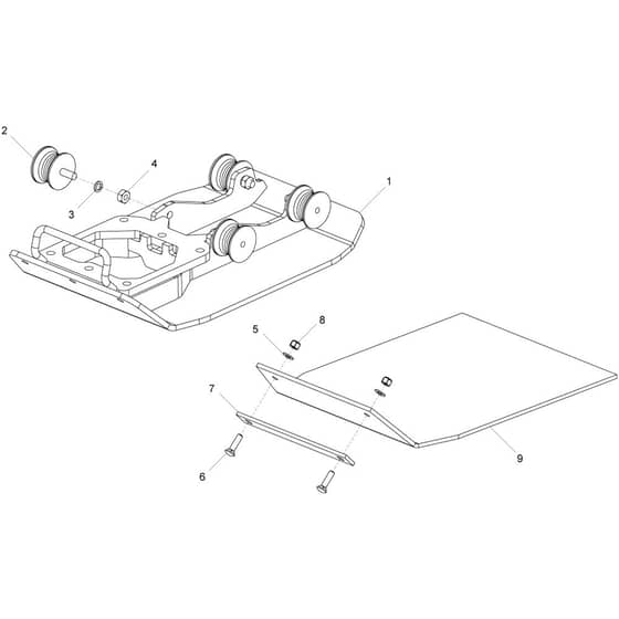 Belle PCEL 320X - Baseplate Assembly