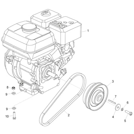 Belle PCLX 13-33 - Engine & Drive Kit