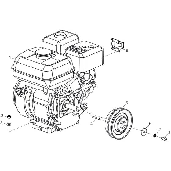 Belle PCLX 32 32S & 40 - Engine & Drive Kit