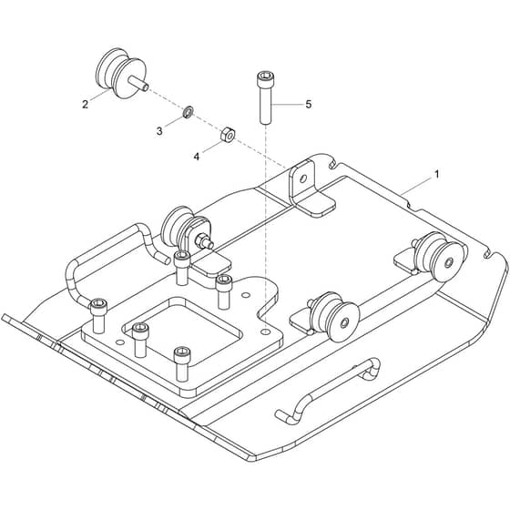 Belle PCX 16-45 & 16-50 - Baseplate Assembly