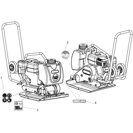 Belle PCX 20A - Decals