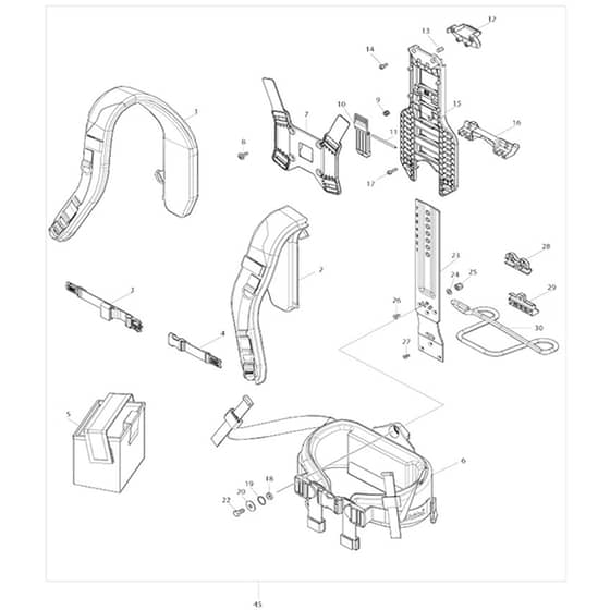 Makita PDC1500 - Portable Power Pack - Power Tool 01 Diagram