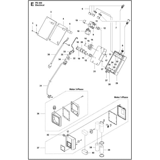 Husqvarna PG 400 - 970704501 - Electrical