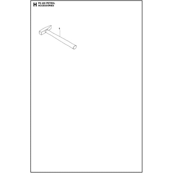 Husqvarna PG 400 Petrol - 970704601 - Accessories