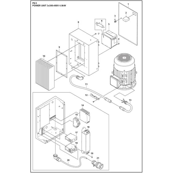 Husqvarna PG 5 - 970603104 - Power Unit 02