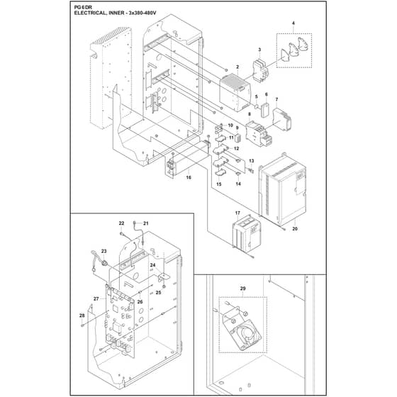 Husqvarna PG 6 DR - 970604103 - Electrical, Inner