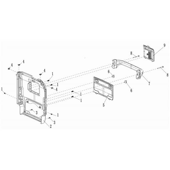 PGE 48i S -  - Efco Generator Guard Diagram