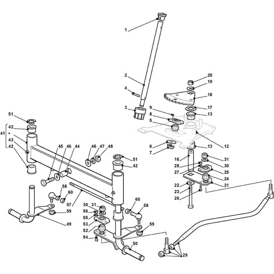 PGX 140 - 2013 - 2T0320273/Y13 - Castel Garden Ride On Mower Steering Diagram