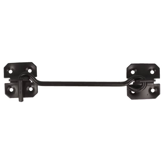 Wire Cabin Hooks - 150mm 6" Black Finish - ONLY 1 LEFT