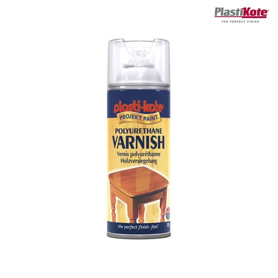 Plasti-kote Varnish Spray Clear Gloss 400ml - 440.0000591.076