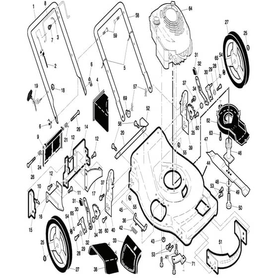 McCulloch PM6556 D - 96141011602 - 2007-04 - Frame Parts Diagram