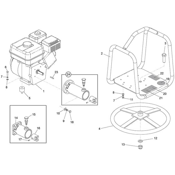 Belle Poker Power Unit - Main Assembly 02