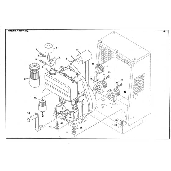 Belle Premier T - Engine Assembly