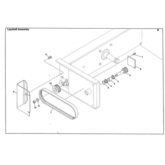 Belle Premier T - Layshaft Assembly