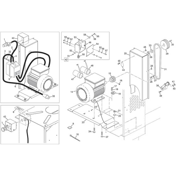 Belle Premier XT - Motor Assembly (From April 2006)