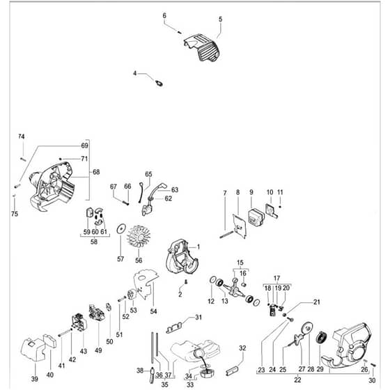 McCulloch PREMIO EX - 2007-05 - Engine Parts Diagram