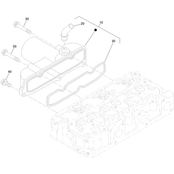 Toro ProLine 113cm - 31040 (323000101 - 323999999) Inlet Manifold
