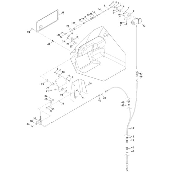 Toro ProLine 113cm - 31040 (323000000 - 323000100) Hopper Electrical