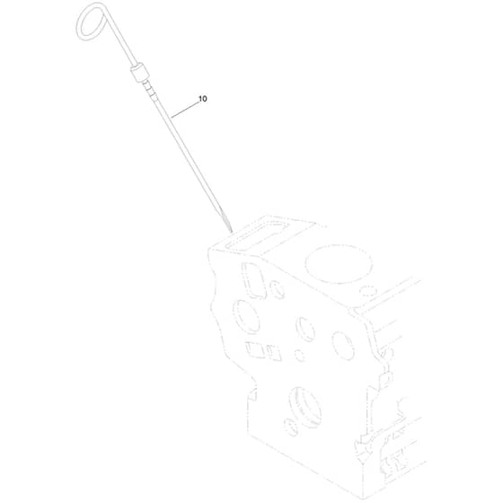 Toro ProLine 113cm - 31040 (324000285 - 324999999) Engine Oil Dipstick