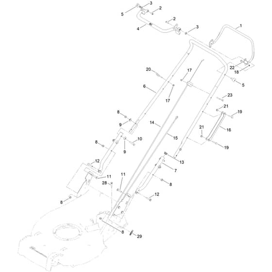 Toro Proline Heavy-Duty 53cm - 22283 (415300000 - 416799999) Handle