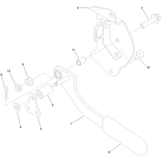 Toro Proline Mid-Size 91cm - 44410TE (417000000 - 999999999) Brake No. 138-5844