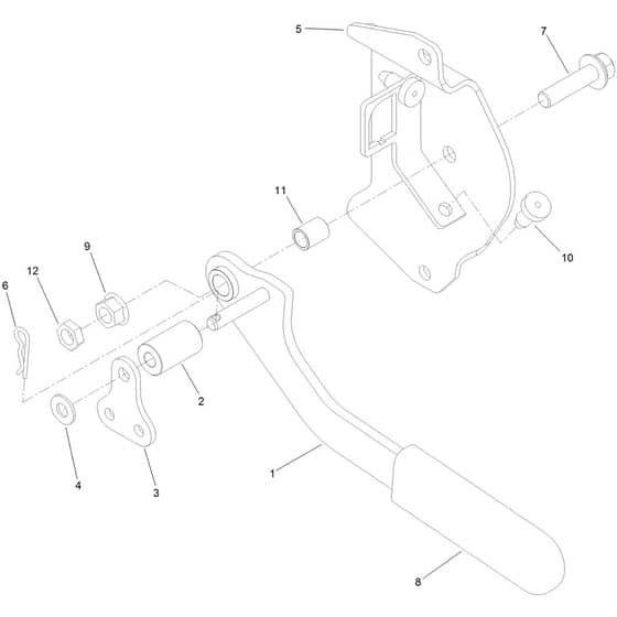 Toro Proline Mid-Size 91cm - 44410TE (406500000 - 406610836) Brake No. 138-5844