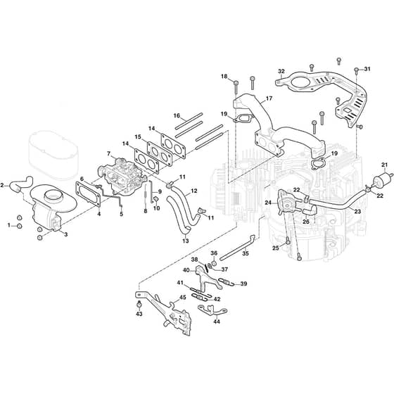PTX 240 HD - 2025 - 2T1310473/C25 - Castel Garden Ride On Mower Carburettor Diagram