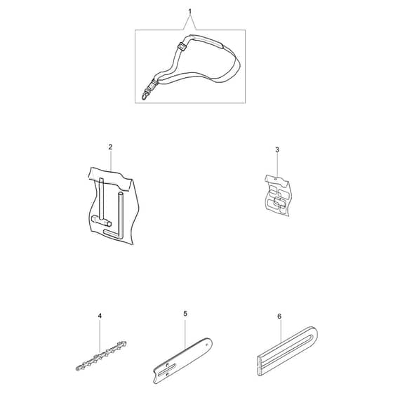 PTX 2710 - Efco Pole Pruner Accessories Diagram