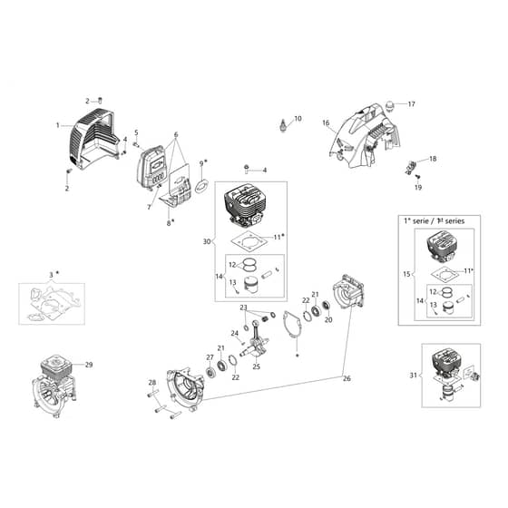 PTX 2710 - Efco Pole Pruner Engine Diagram