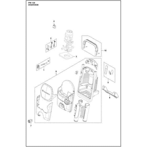 Husqvarna PW 130 - 970648002 - Overview