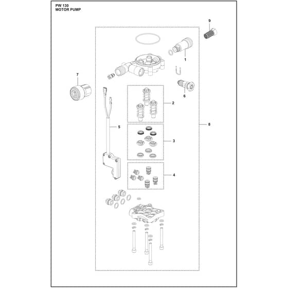 Husqvarna PW 130 - 970648002 - Pump