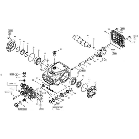 Belle PWX Range - Pump Assembly (PWX 15-250)