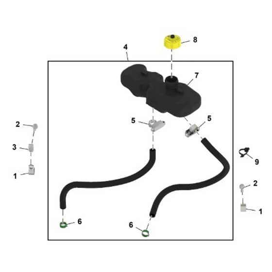 John Deere Q820M - PC16647 - Hydraulic Reservoir - ST1343928