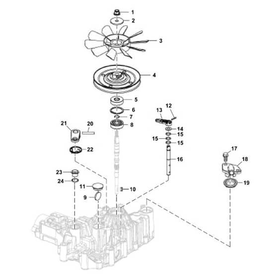 John Deere Q820M - PC16647 - Transaxle Pump - ST1696388
