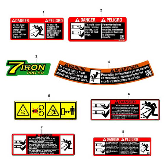 John Deere Q850M - PC16648 - Labels - ST1373388